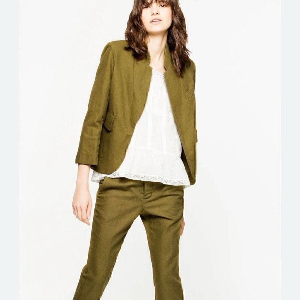 Zadig & Voltaire olive green jacket